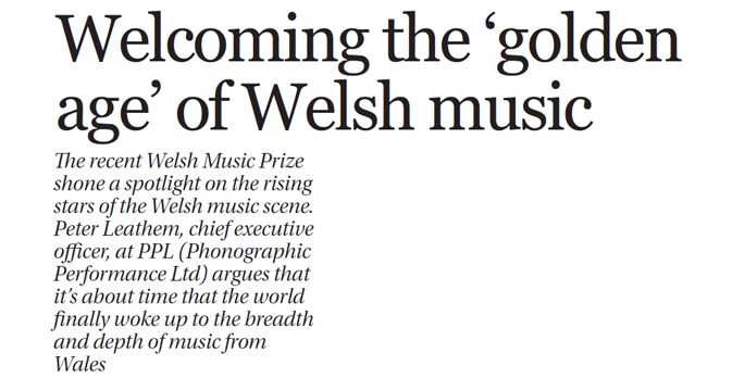 welcoming the golden age of welsh music