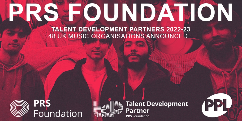 48 uk music organisations announced as prs foundation talent development partners