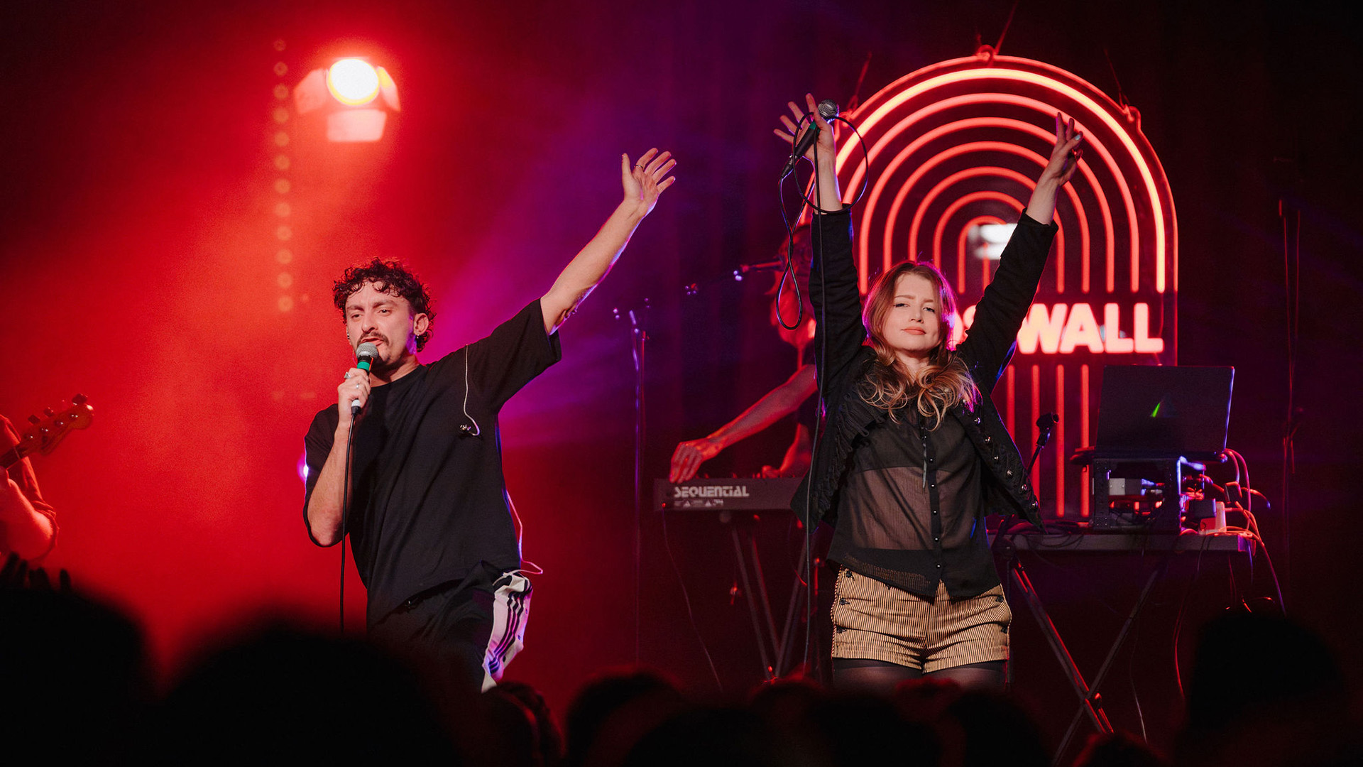 Antony Szmierek and Ellur performing at Band on the Wall Manchester