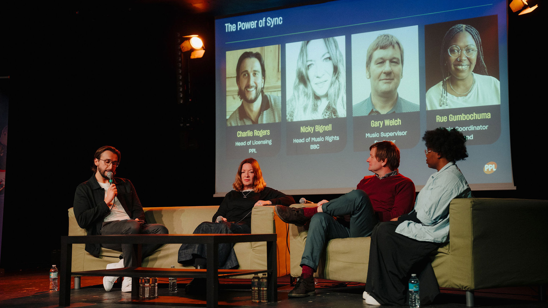 Charlie Rogers, PPL's Head of Licensing, hosting The Power Of Sync panel