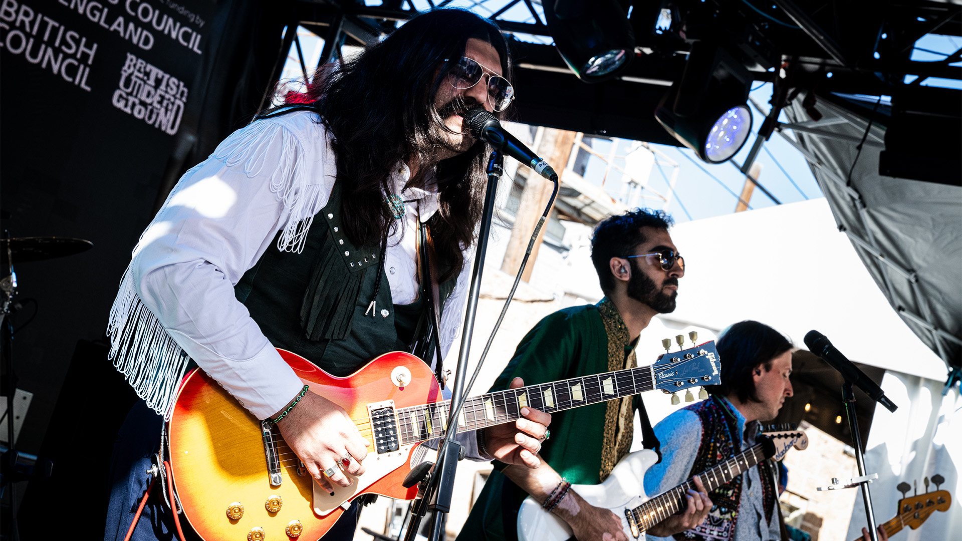 Karma Sheen performing at the Future Art x Culture UK showcase at SXSW. Credit: Autefault