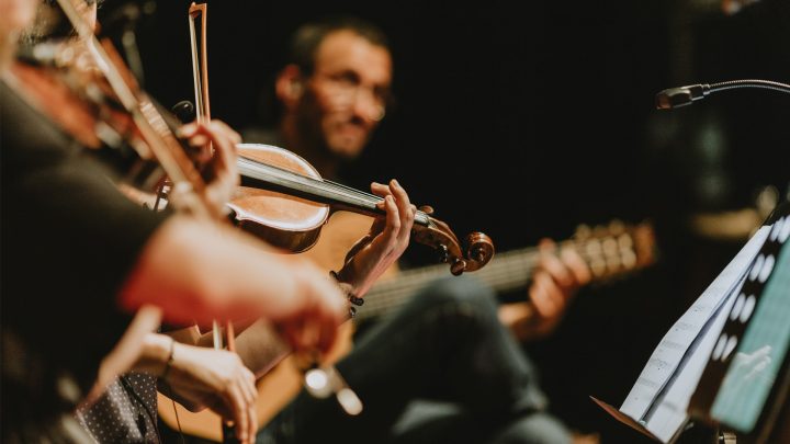 People Playing in Classical Music Concert